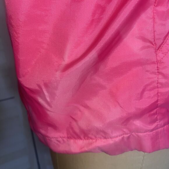 80s 90s Windbreaker Jacket Be In The Current Seen Pink Sz Medium - Picture 5 of 12